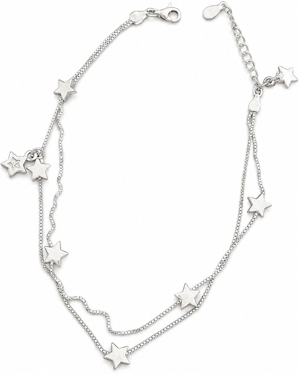 mahharaja jewwels Celestial Star Anklet ⭐ Sterling Silver Anklet-picture-13