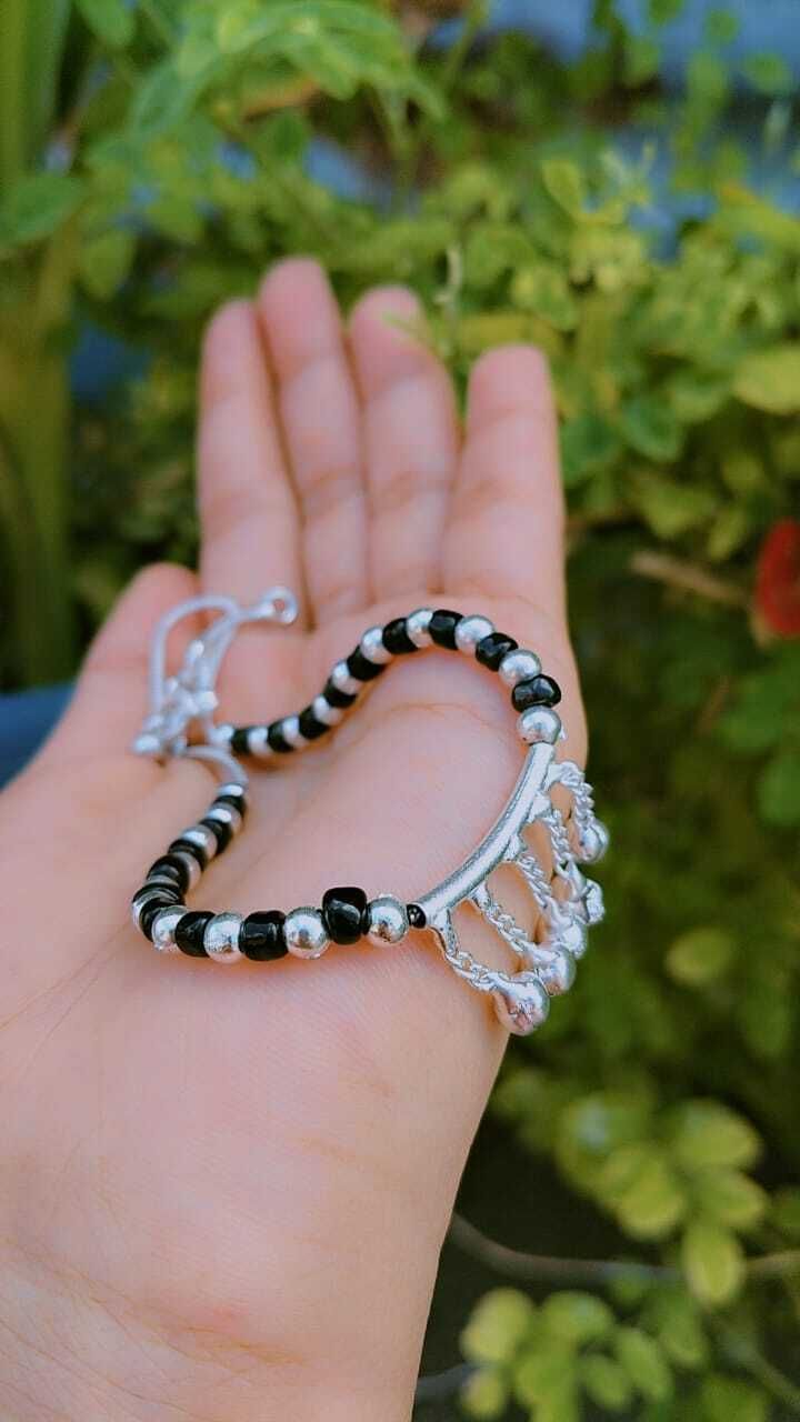 vanishree world White Metal Silver Plated Payal Anklet for Women & Girls Anklets Sterling Silver Anklet-picture-14