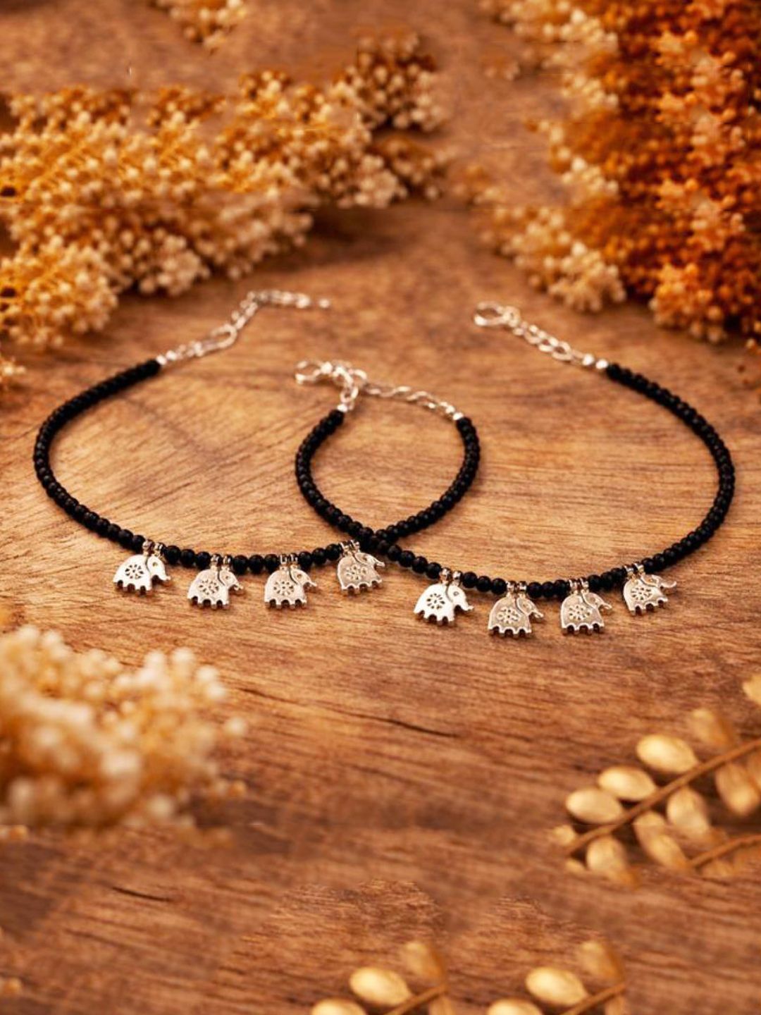 anika's creation Silver Plated Anklet for Women Modern Trendy Daily Wear Adjustable Chain Sterling Silver Anklet-picture-10