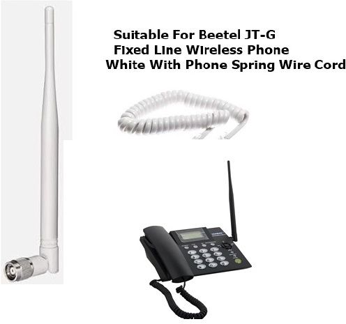 Netboon Antenna for Ichiban JT-G Sim Based Phone White (Antenna& Spring Cord Only) Antenna Amplifier-image-37