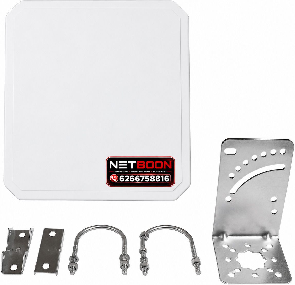 Netboon 9 dBi RFID High-Gain UHF Panel Antenna for Toll Collection Vehicle Tracking Antenna Amplifier-image-1