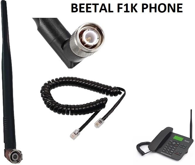 Netboon Antenna for BEETEEL FWP F1K Sim Based Phone Black (Antenna & Spring Cord Only) Antenna Amplifier