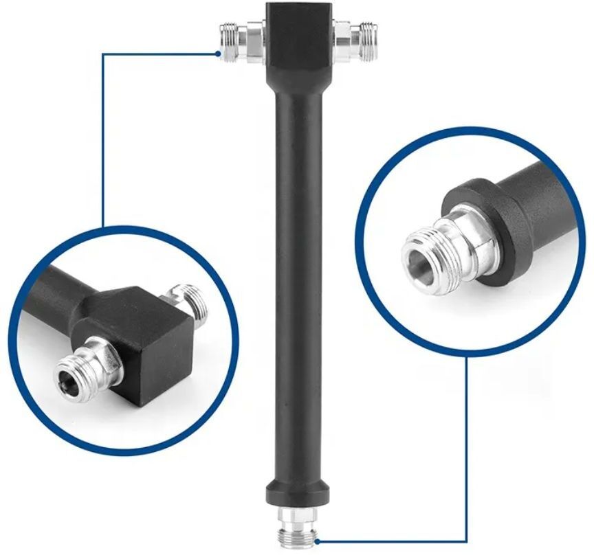 Telehatch 2-Way Splitter for 5G Networks | 698-4000 MHz Network Divider | Two-Way Combiner Antenna Amplifier
