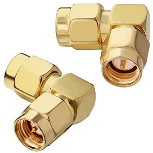 Netboon SMA male to SMA male right angle Adapter for Antenna Amplifier