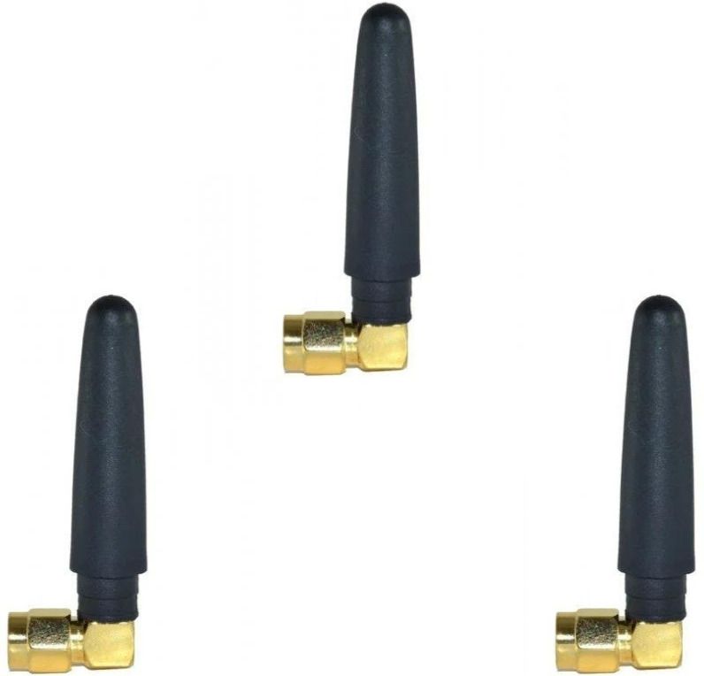 Teleten 3 PCS-2 DBI SMA MALE GSM ANTENNA FOR POS MACHINE ROUTER Network Interface Card Antenna Amplifier