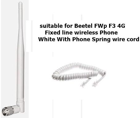 Netboon Antenna for BEETEEL FWP F34G Sim Based Phone WHITE (Antenna& Spring Cord Only) Antenna Amplifier-image-28