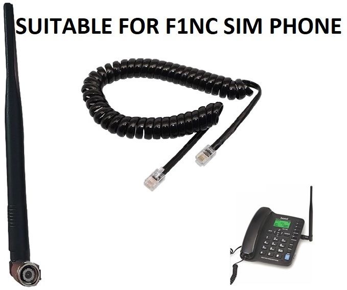 Netboon Antenna for BEETEL FWP F1NC Sim Based Phone Black (Antenna& Spring Cord Only) Antenna Amplifier