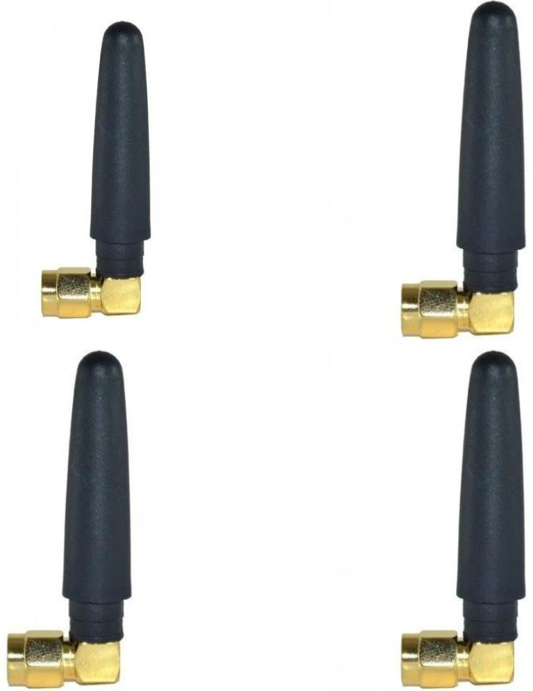Teleten 4 PCS-2 DBI SMA MALE GSM ANTENNA FOR POS MACHINE ROUTER Network Interface Card Antenna Amplifier