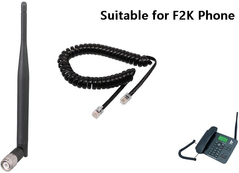Netboon Antenna for BEETEL FWP F2K Sim Based Phone Black (Antenna & Spring Cord Only) Antenna Amplifier