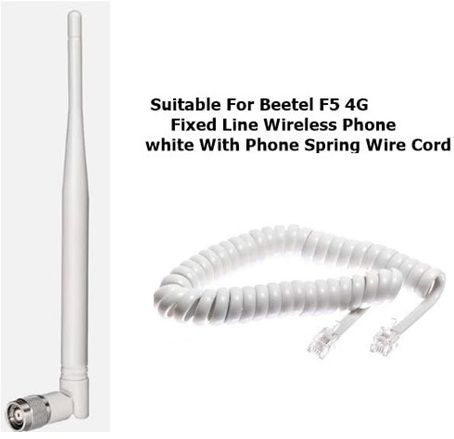 Netboon Antenna for BEETEL FWP F54G Sim Based White (Antenna& Spring Cord Only) Antenna Amplifier-image-32