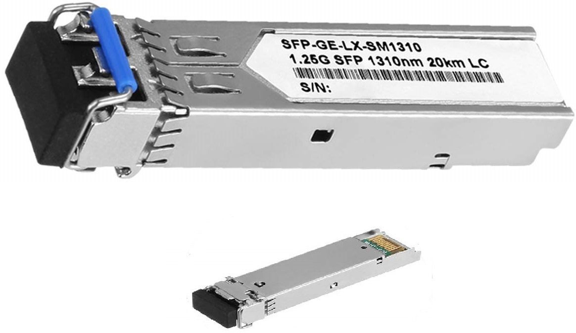 microware 1.25G 1310nm DDM 20KM FX Optic SFP Dual Fiber Single Transceiver Module Antenna Amplifier