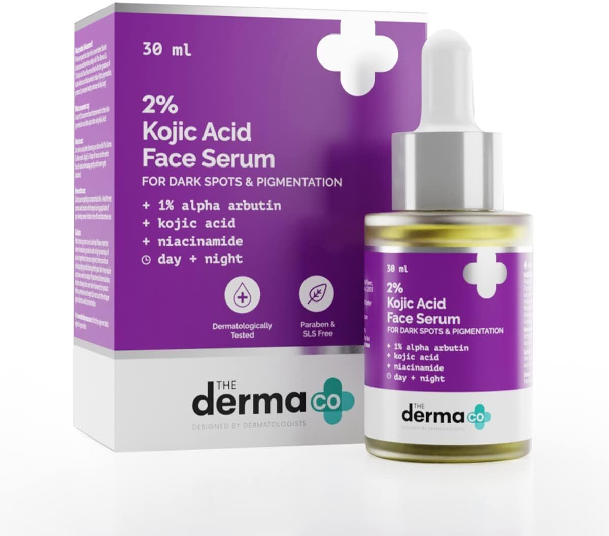 The Derma Co 2% Kojic Acid Face Serum with 1% Alpha Arbutin & Niacinamide for Dark Spots, Blemishes And Pigmentation-picture-18