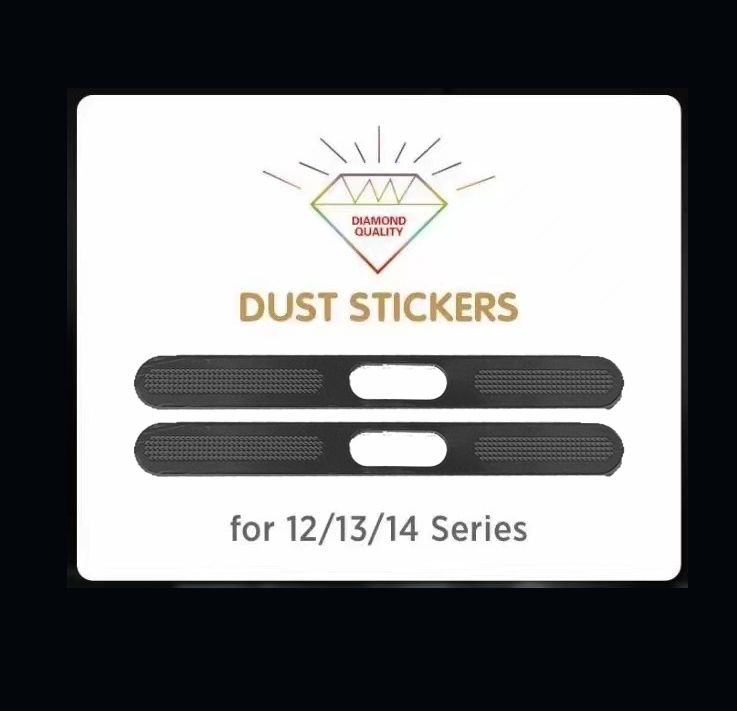mizi Metal Speaker Mesh Sticker for iPhone 15/14/13/12 Series, USB Black Anti-dust Plug-picture-32