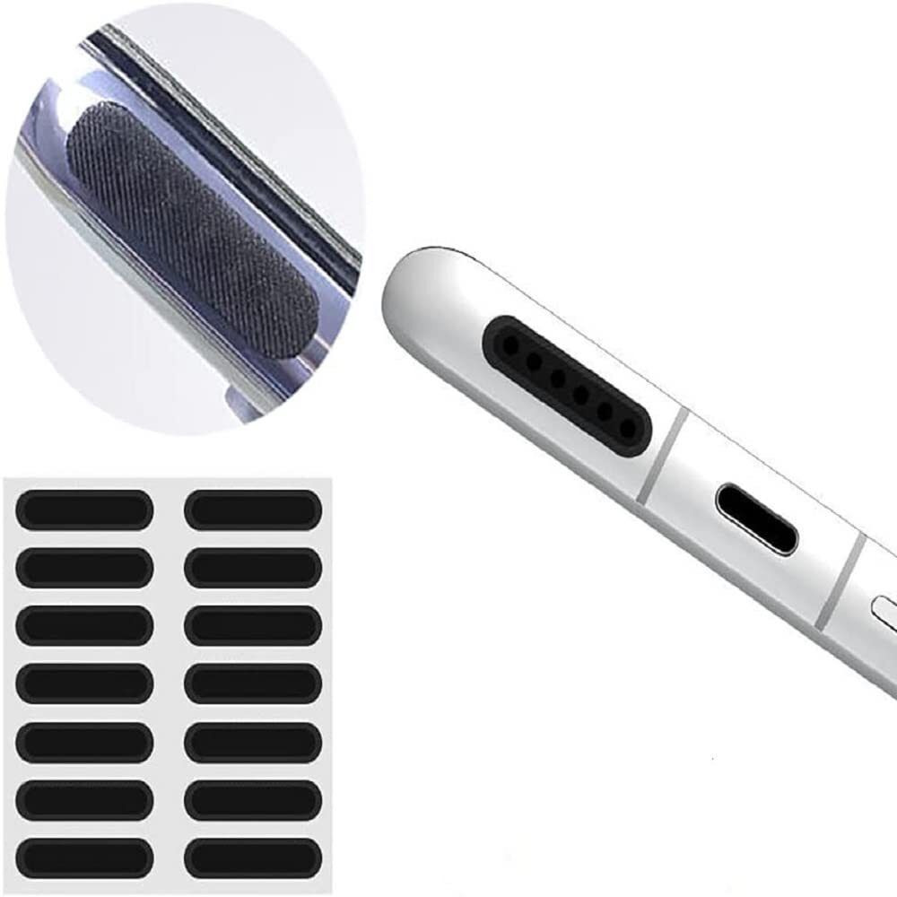 SANEHA Mobile Dust Protector Speaker Net Sticker iPhone and Android Audio Jack Black Anti-dust Plug-picture-23