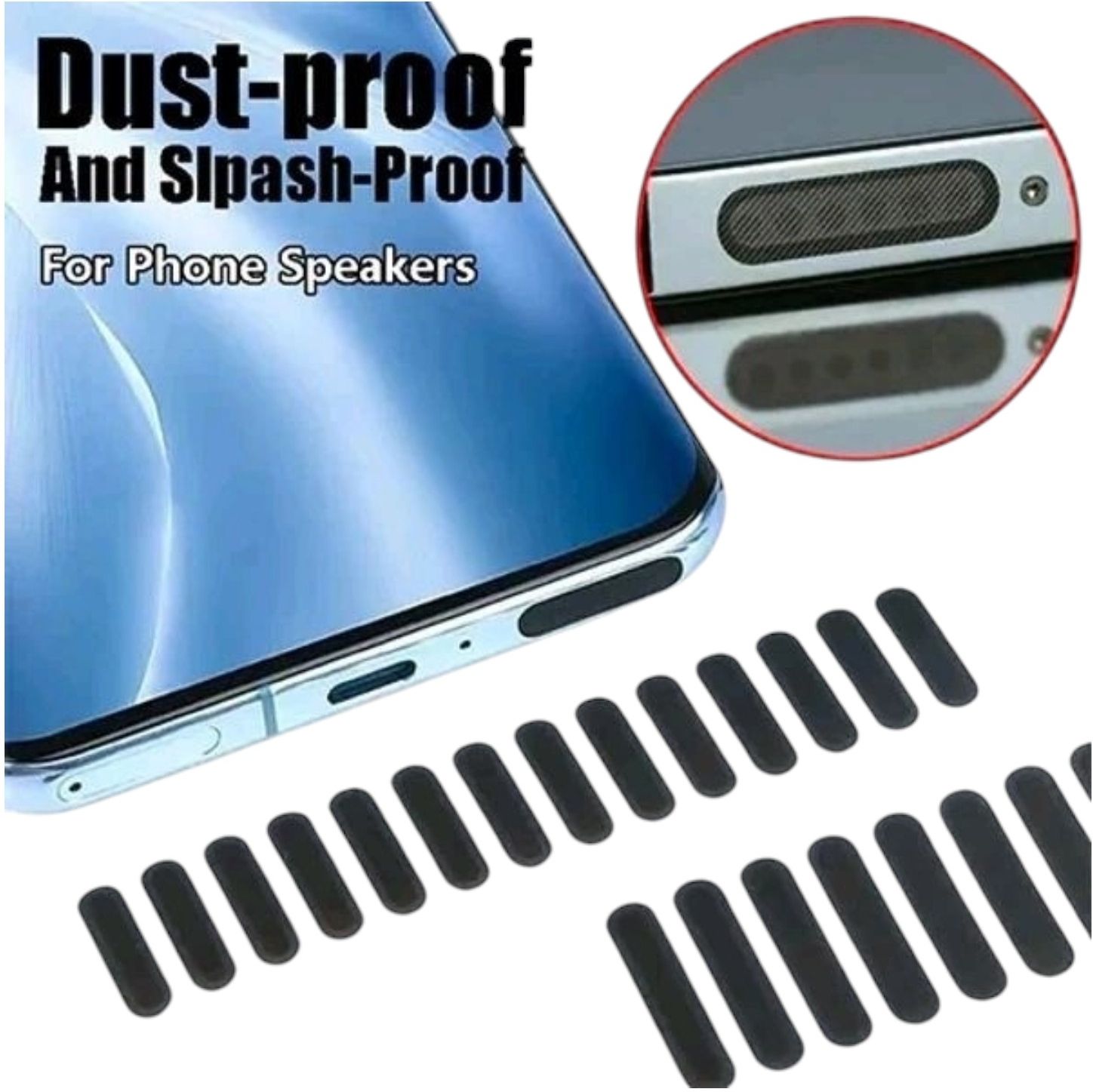 GOVAYU 10 short & 10 long anti dust plug Audio Jack for Phone Speakers Digital Visual Interface Black Anti-dust Plug-picture-11