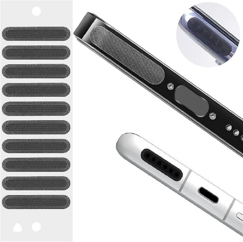SANEHA Mobile Dust Protector (5short & 5 long pcs) Audio Jack Black Anti-dust Plug-image-49