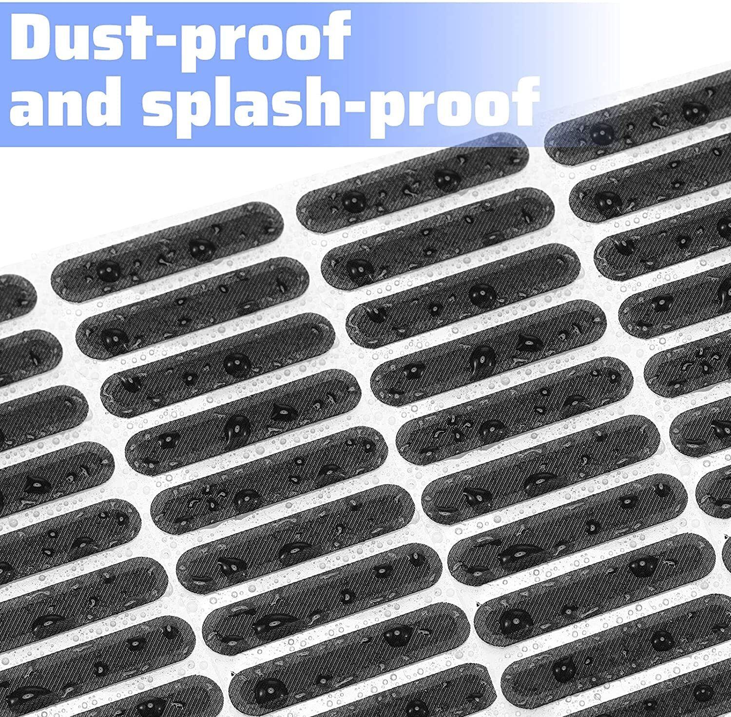 Nilesh Dustproof Net Stickers for Speaker Audio Jack Black Anti-dust Plug-image-44