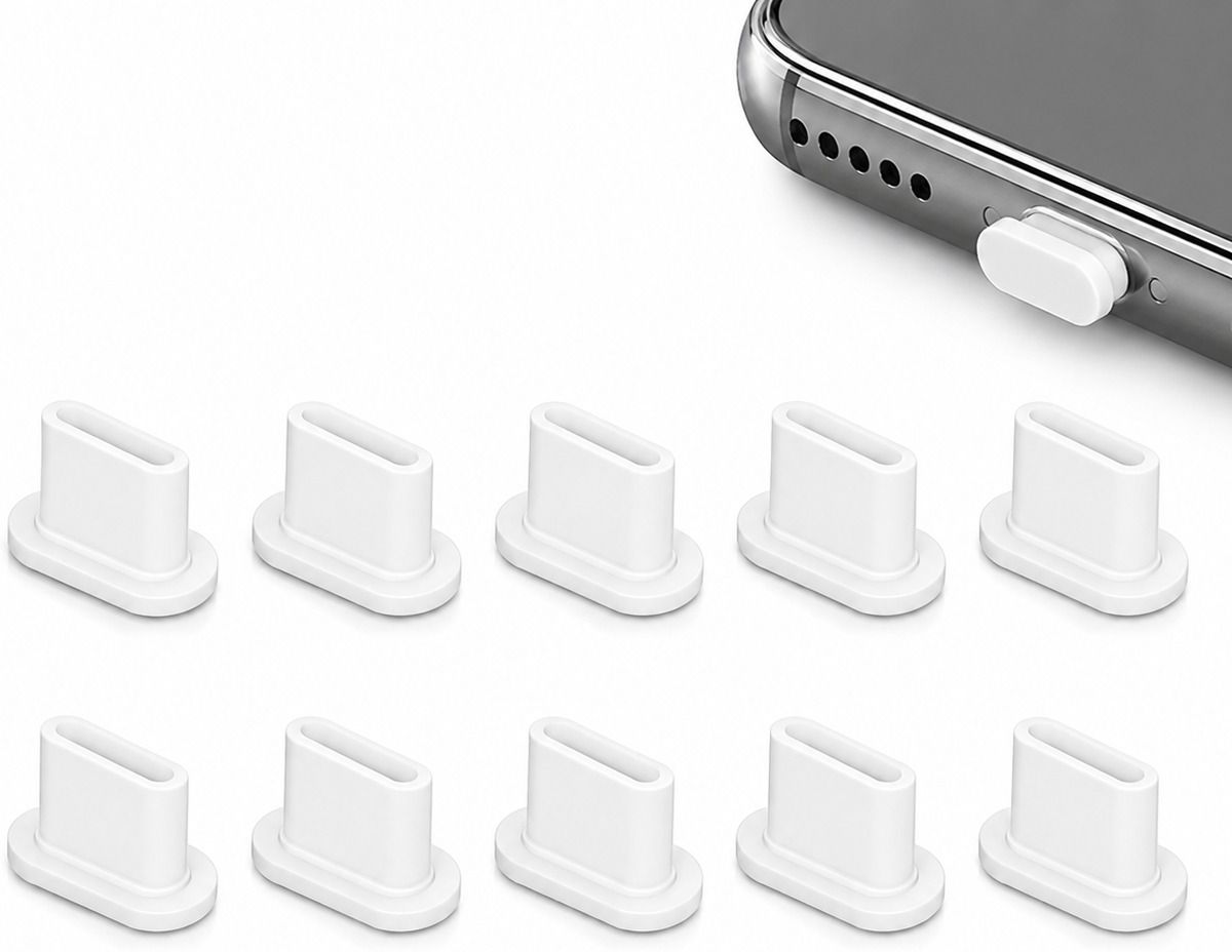 CREATIBL Type C Port Dust Covers Type C Cover Silicon Anti Dust Cover For Jack plugs USB White Anti-dust Plug-image-42
