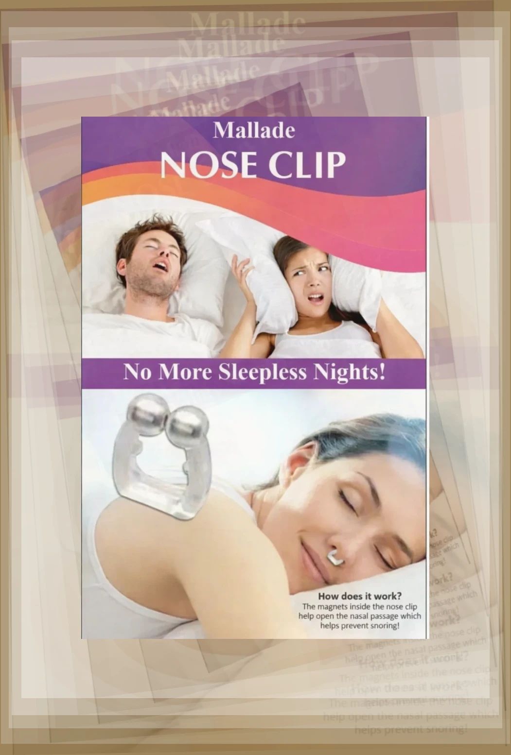 mallade anti snore nose clip easy to use Nose Shaper-picture-22