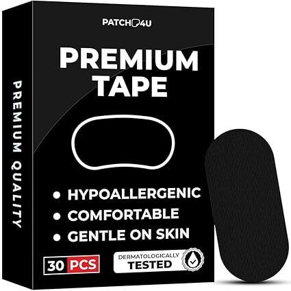 Mouth Tape Sleeping 30 Pack Anti-Snoring & Nose Breathing Aid Hypoallergenic Anti-snoring Device-image-22