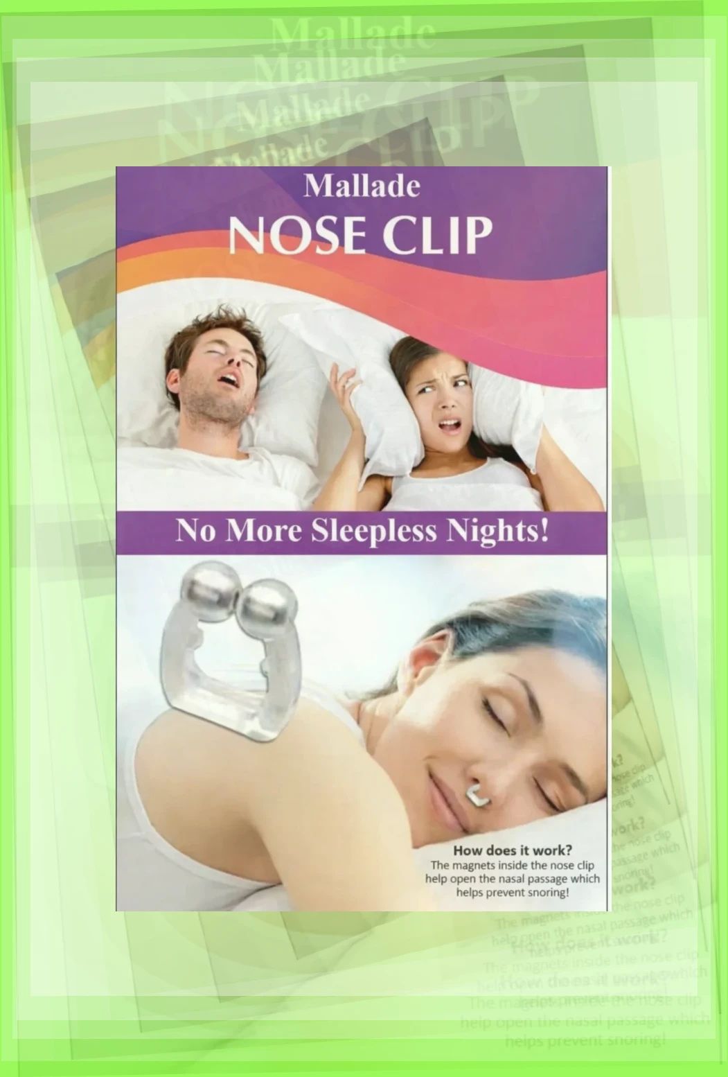 mallade sleep aid anti snoring nasal clip Nose Shaper-picture-10