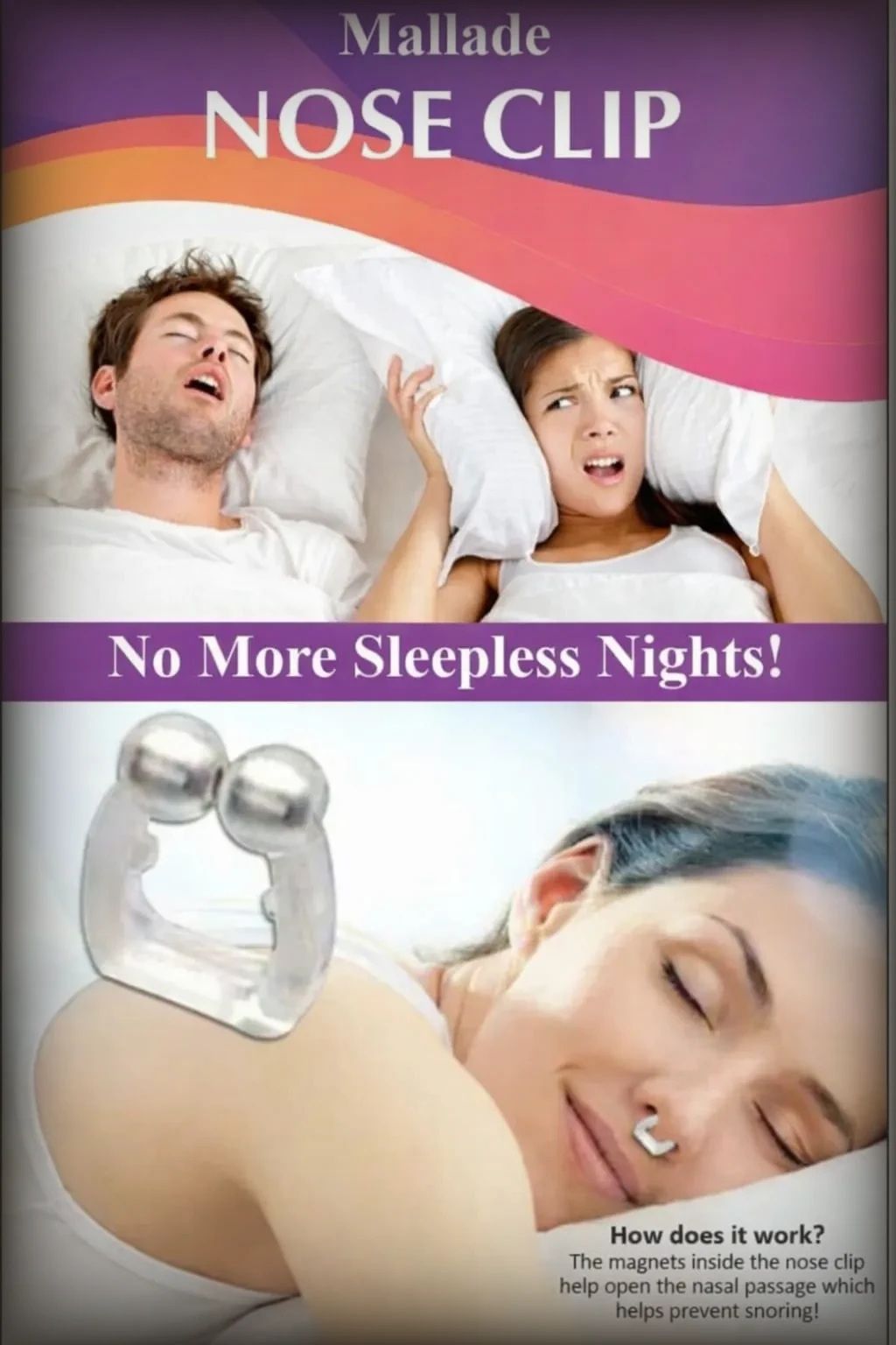 mallade anti snore device for night breathing Nose Shaper-picture-17