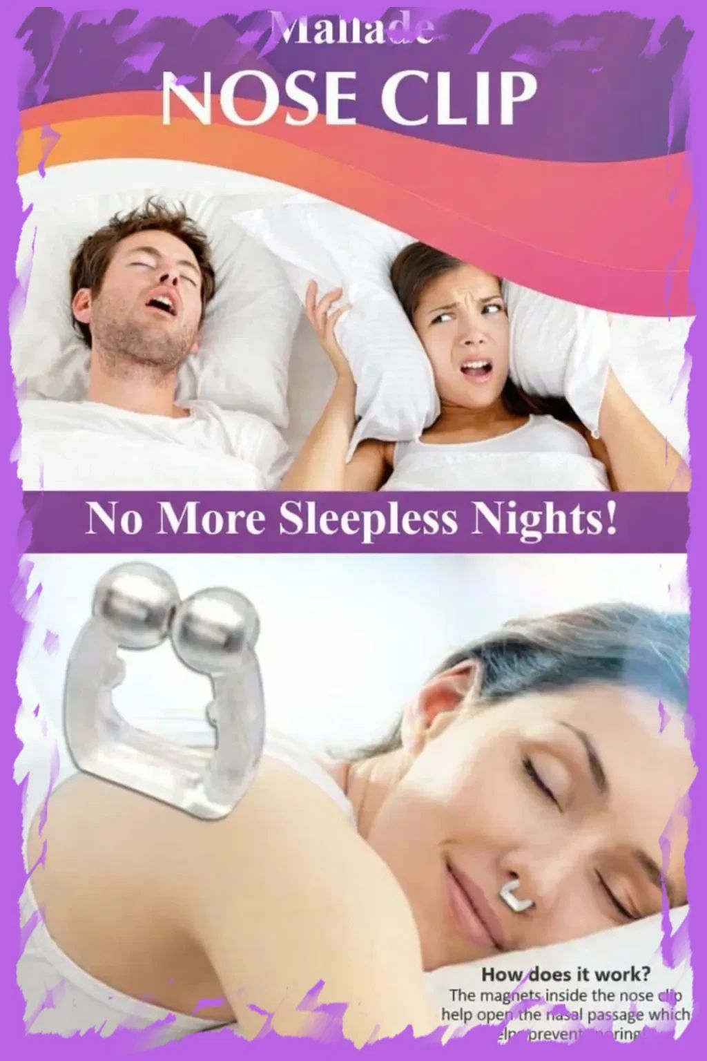 mallade anti snoring nasal dilator solution Nose Shaper-picture-24