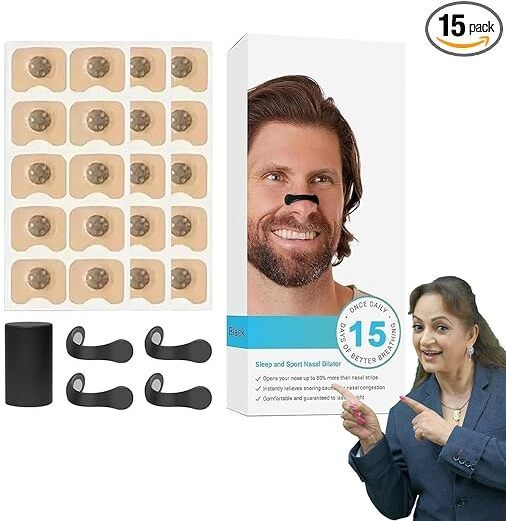 Magnetic Nose Strips Anti-Snoring Kit | Nasal Dilator for Better Sleep Anti-snoring Device
