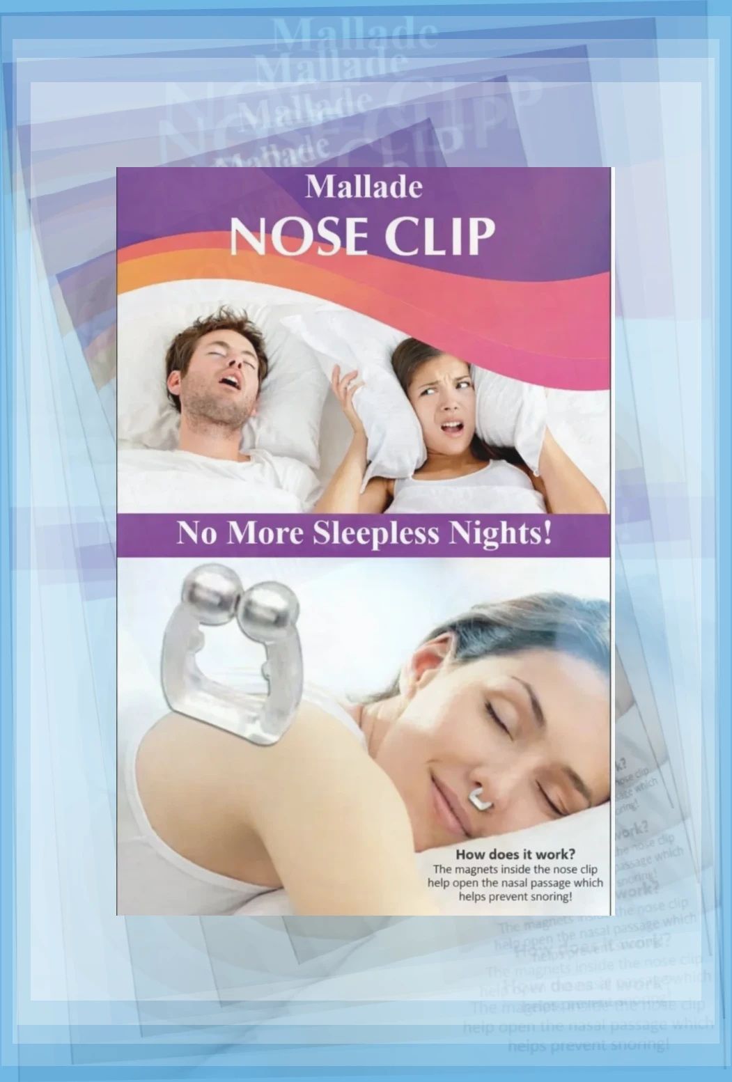 magnetic nasal clip anti snoring device Nose Shaper
