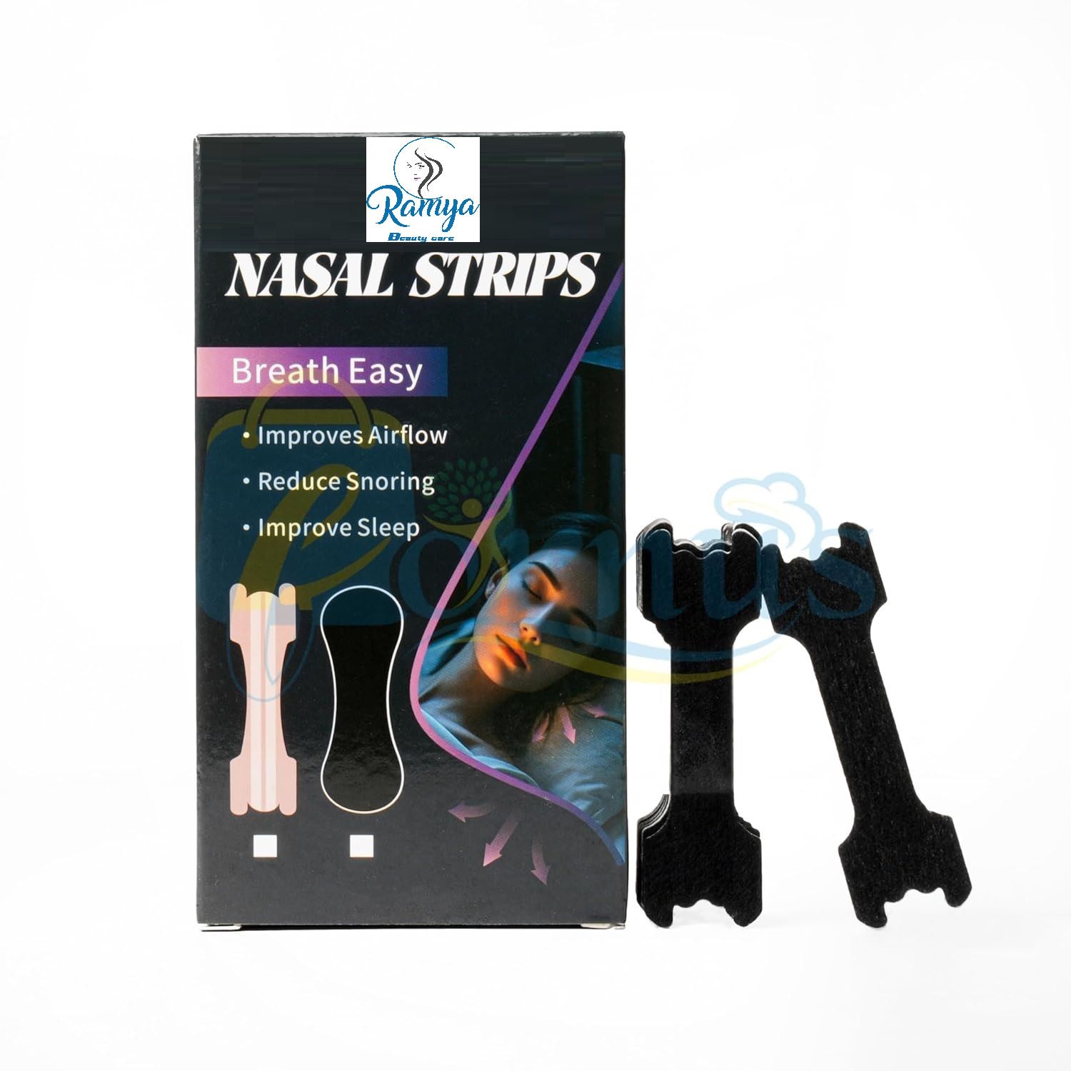 Instant Relief 30pc Nasal Strip Anti-snoring Nose Strips Device Anti-snoring Device-image-33