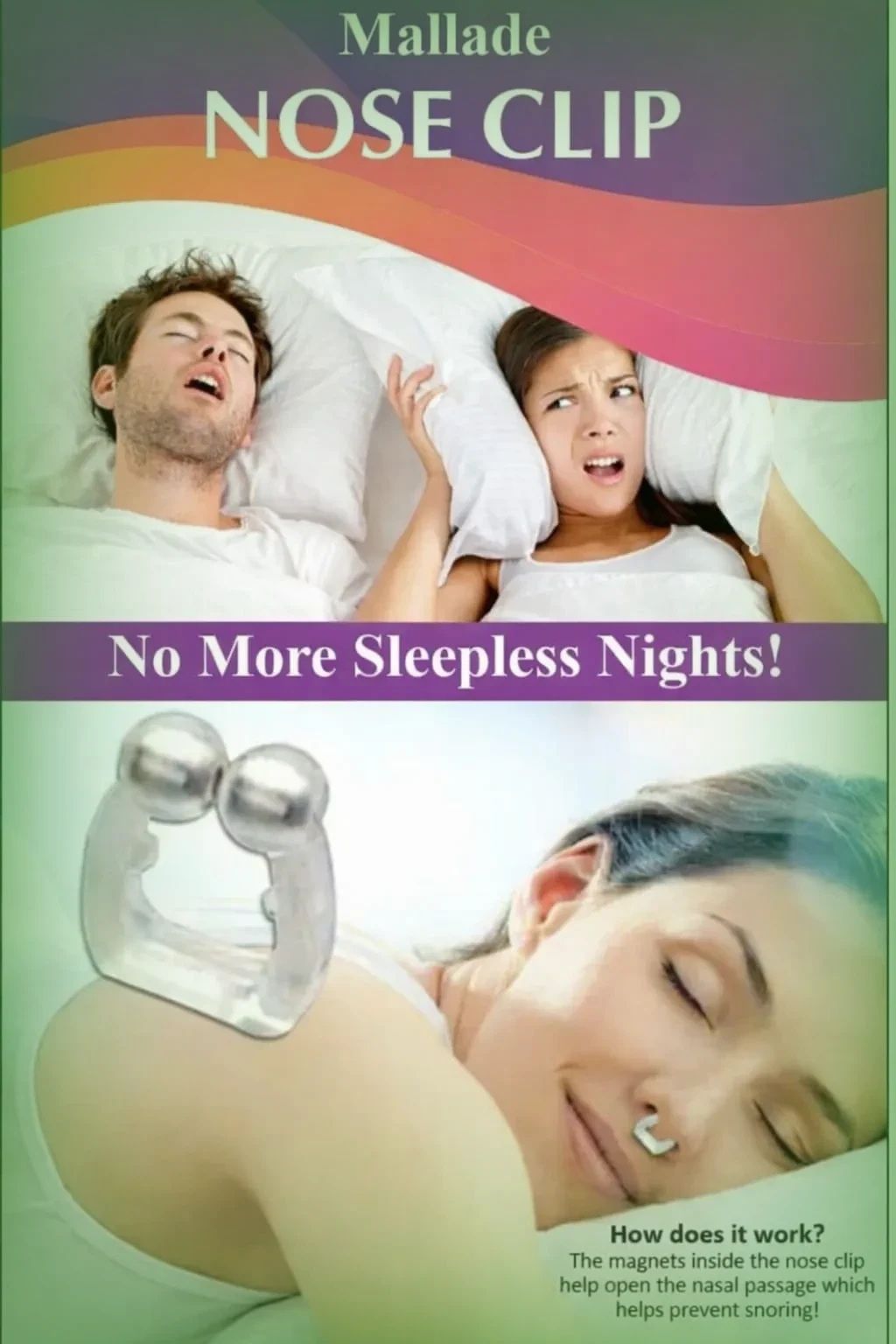 mallade anti snore nose clip easy breathing Nose Shaper-picture-20