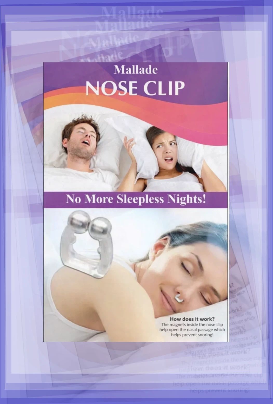 mallade anti snore clip improves breathing at night Nose Shaper-picture-32