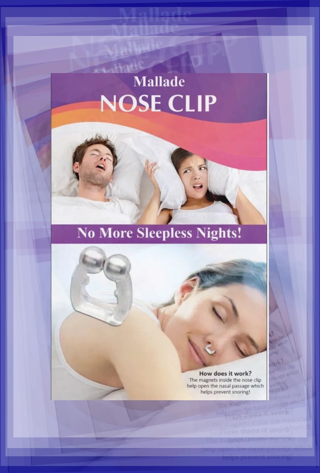 mallade anti snoring nasal clip lightweight design Nose Shaper-picture-34