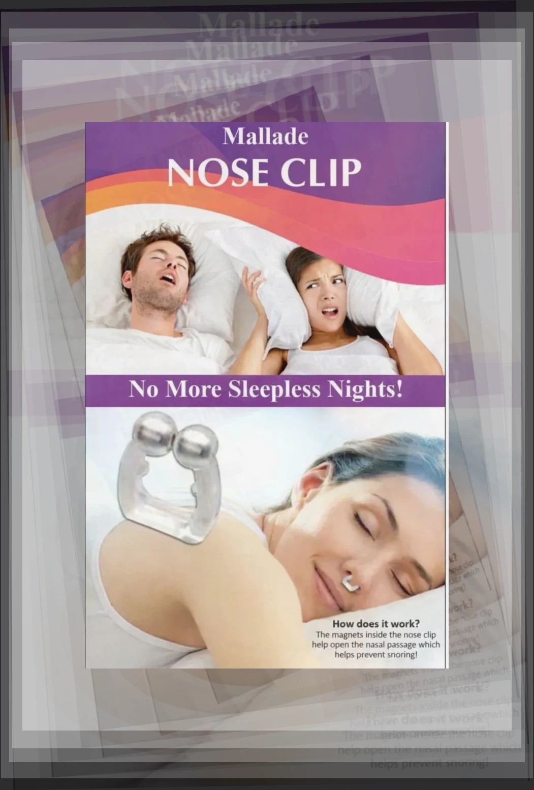 mallade nasal breathing aid anti snore Nose Shaper-picture-41