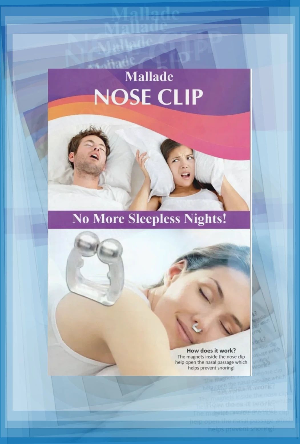 mallade anti snoring nose clip for better breathing Nose Shaper-picture-19