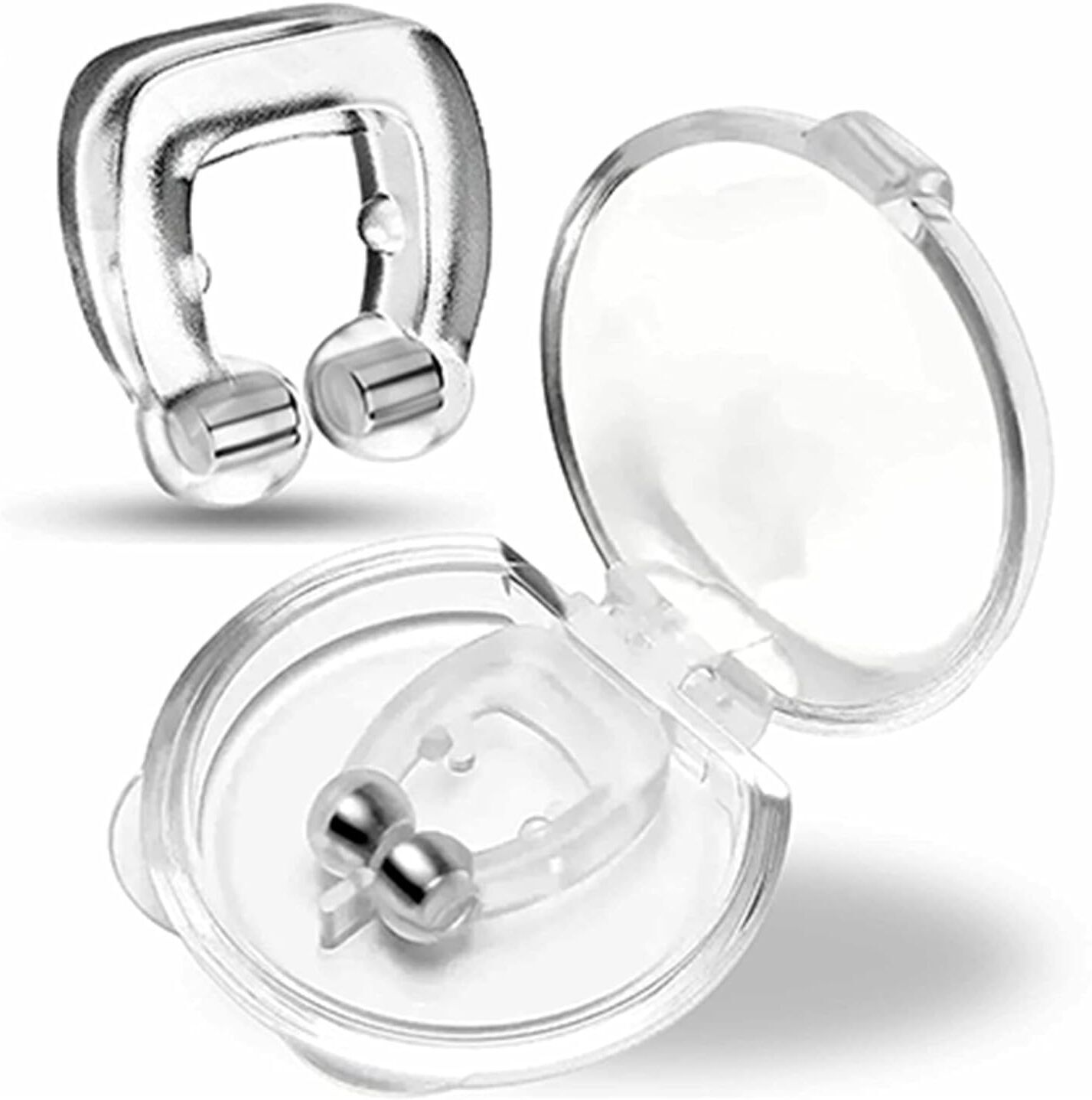 Unisex Stop Snoring Anti Snore Free Sleep Silicone Magnetic Nose Clip Anti-snoring Device-image-9