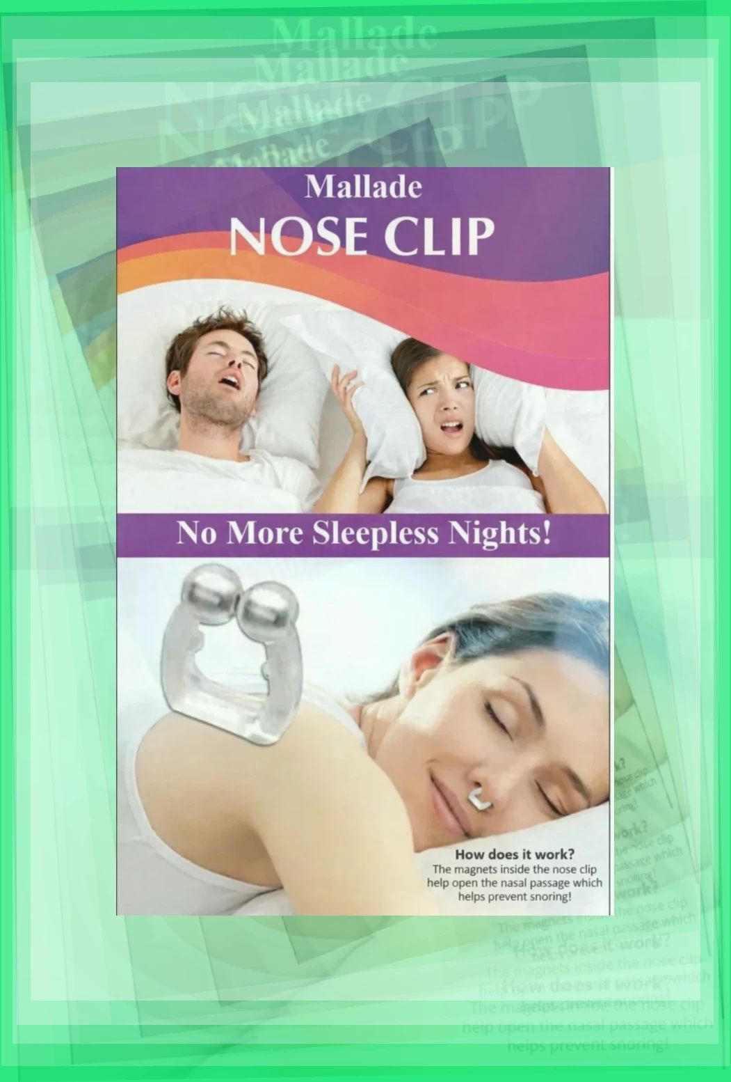 mallade anti snoring nasal clip breathing support Nose Shaper-picture-36