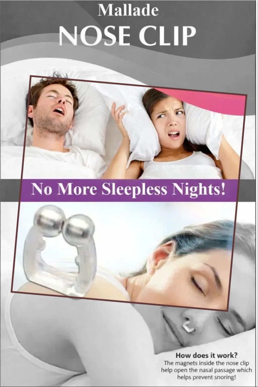 mallade anti snoring device nose clip for men and women Nose Shaper-picture-25
