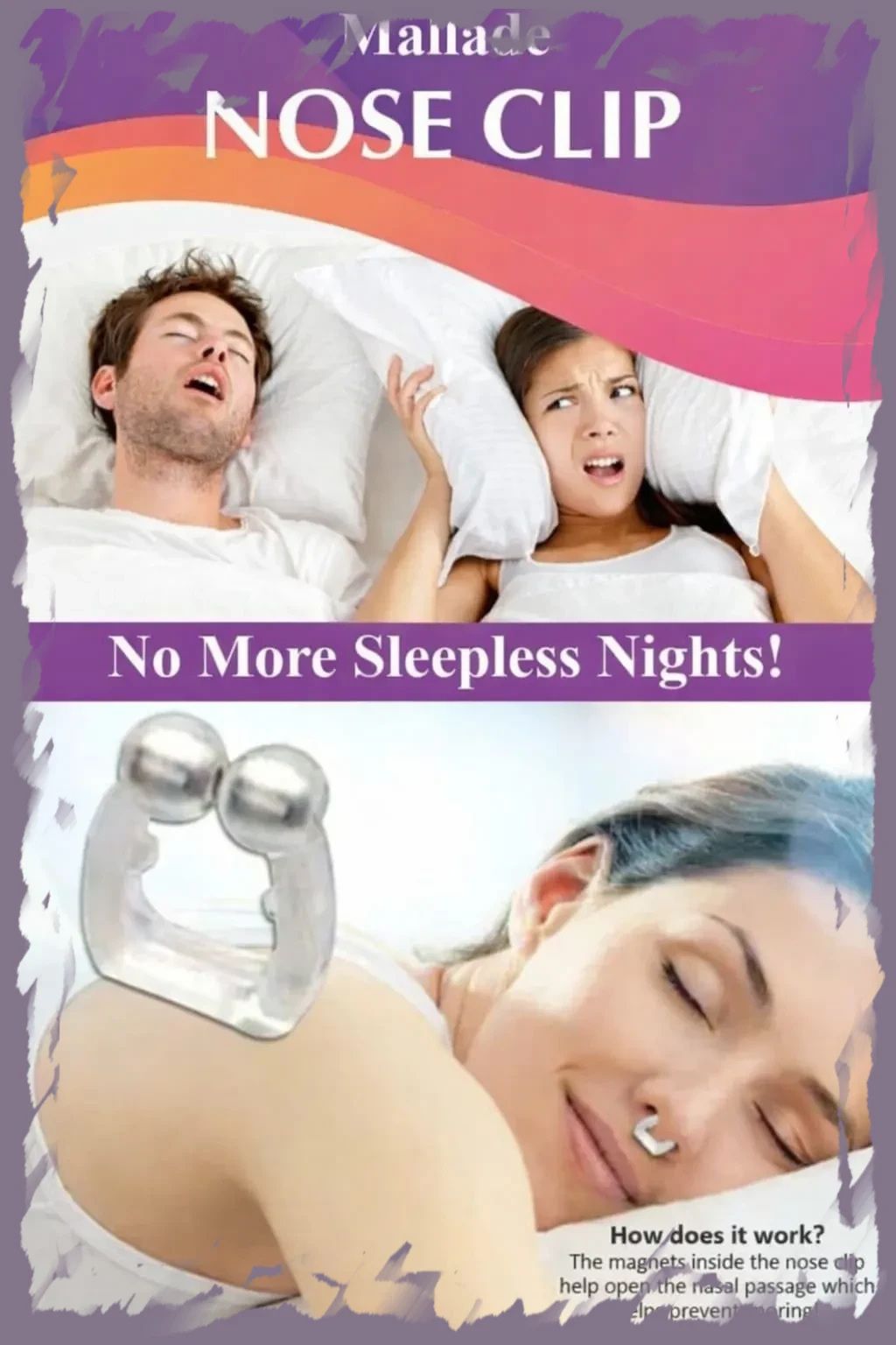 mallade anti snore clip improves sleep quality Nose Shaper-picture-15