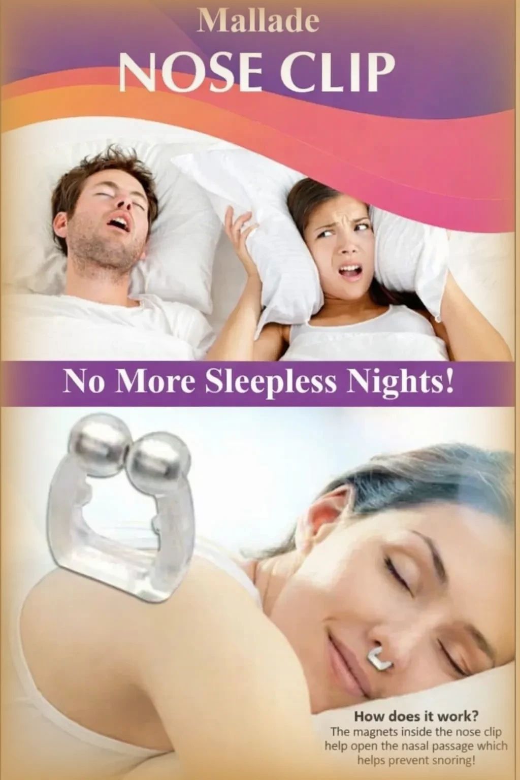 mallade natural anti snore nasal clip Nose Shaper-picture-30