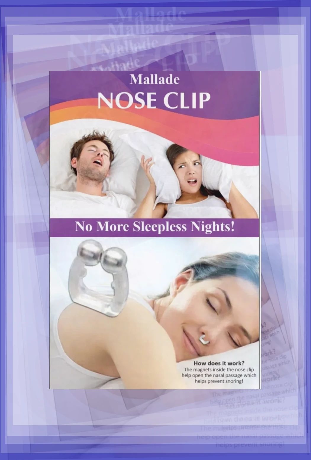 mallade anti snore nose clip sleep comfort Nose Shaper-picture-37