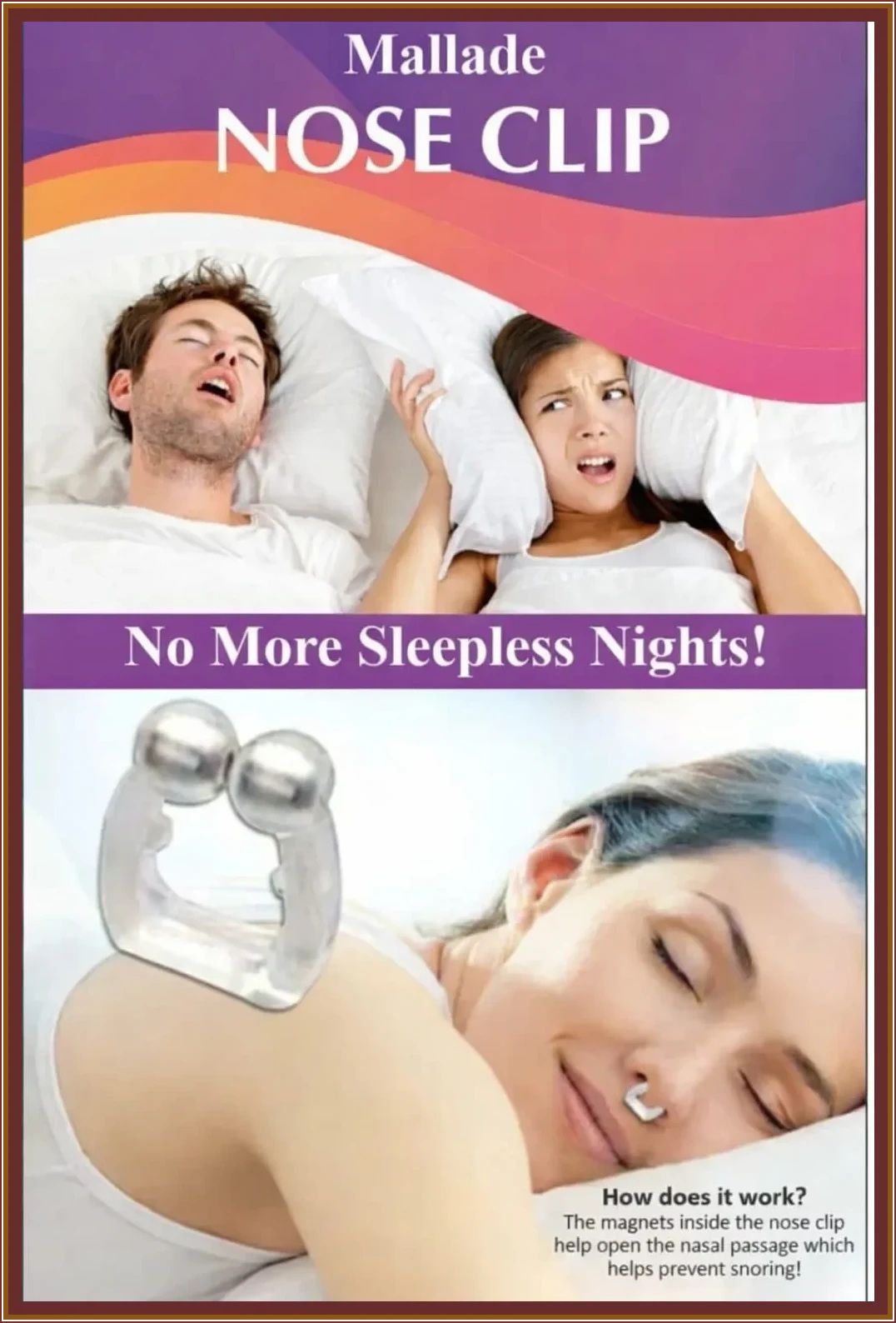 mallade anti snore nasal clip everyday use Nose Shaper-picture-15