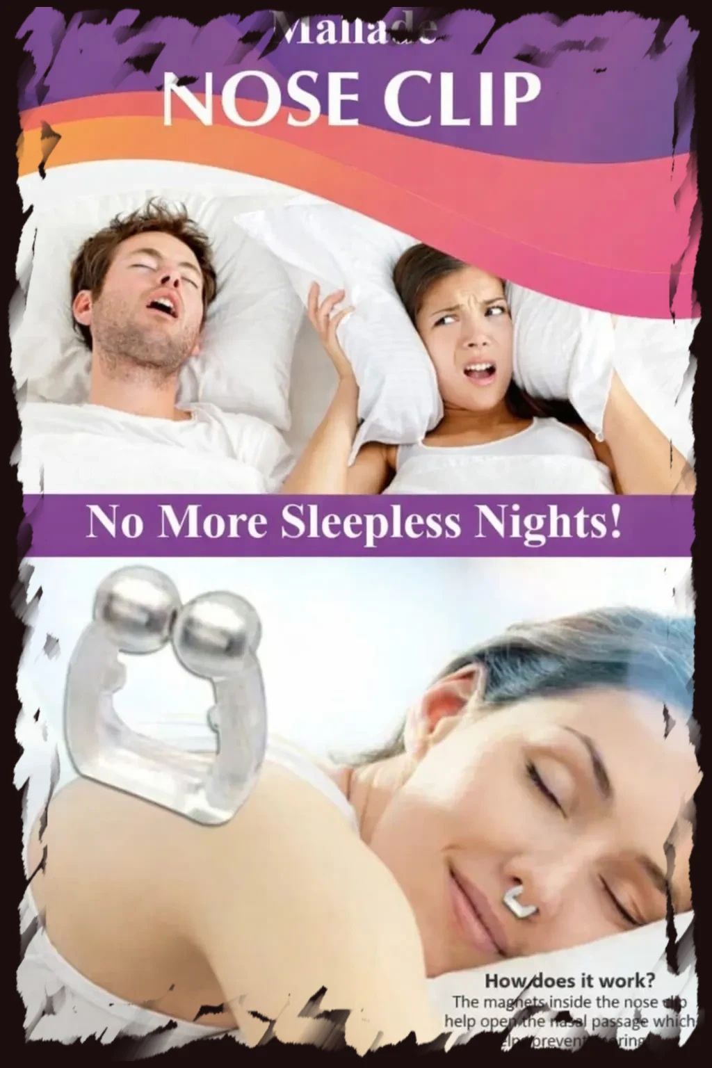 mallade stop snoring anti snore nasal clip Nose Shaper-picture-35