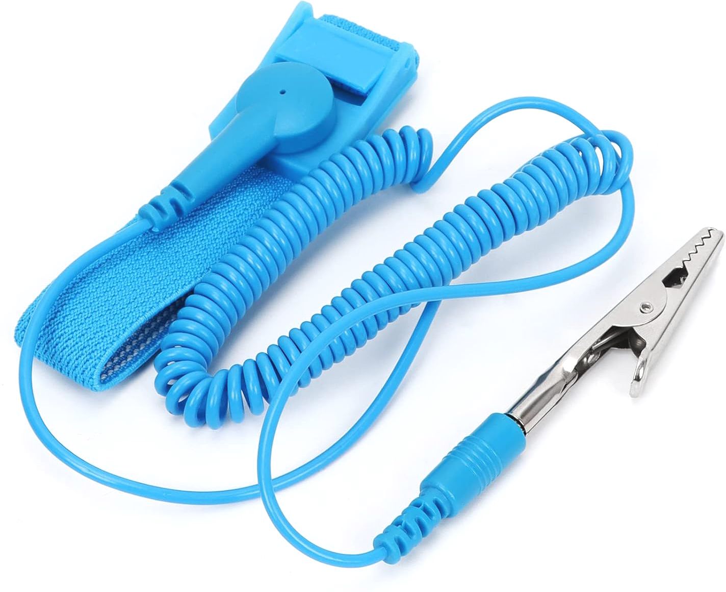 ESD Wrist Strap Grounding Wristband Adjustable Antistatic Bracelet, Extra Long Cord Anti-Static Wrist Strap