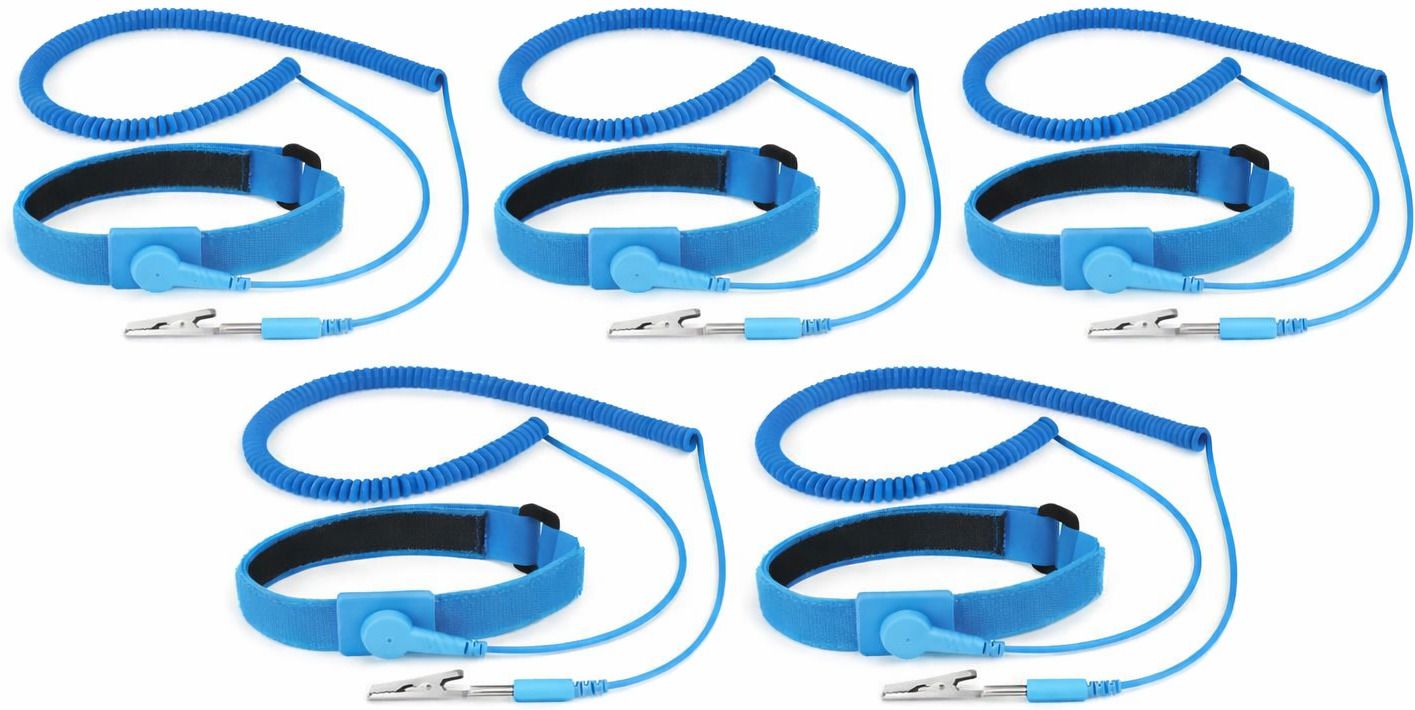 ESD Safe Wrist Strap Band Anti-Static Grounding Cord for Repair Work Cord Anti-Static Wrist Strap-image-2
