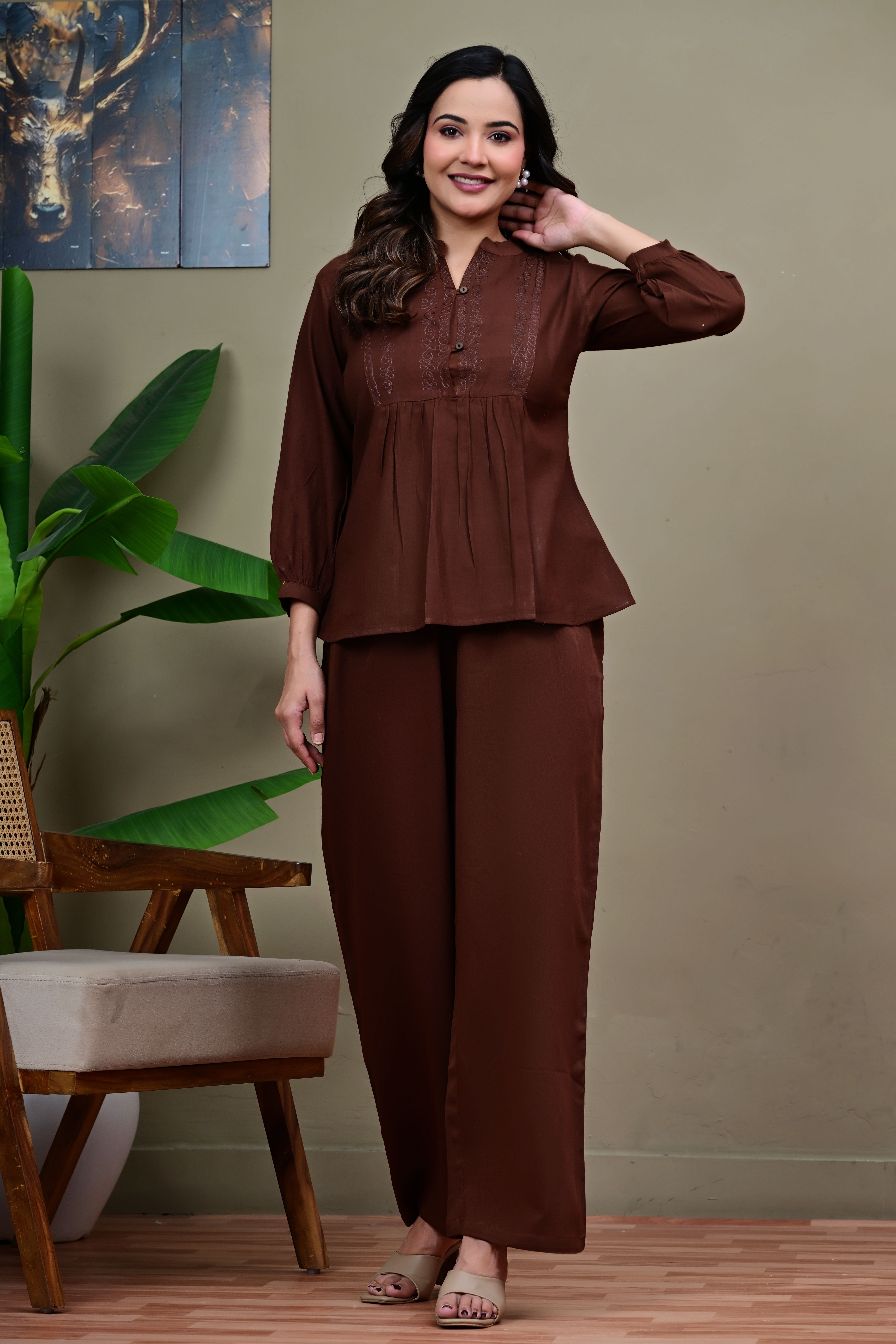 kelwa Top Palazzos Co-ords Set-picture-44