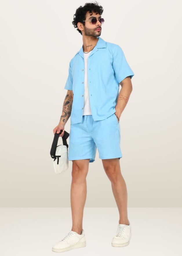 trendy buyzaar Shirt Regular Shorts Co-ords Set-picture-13