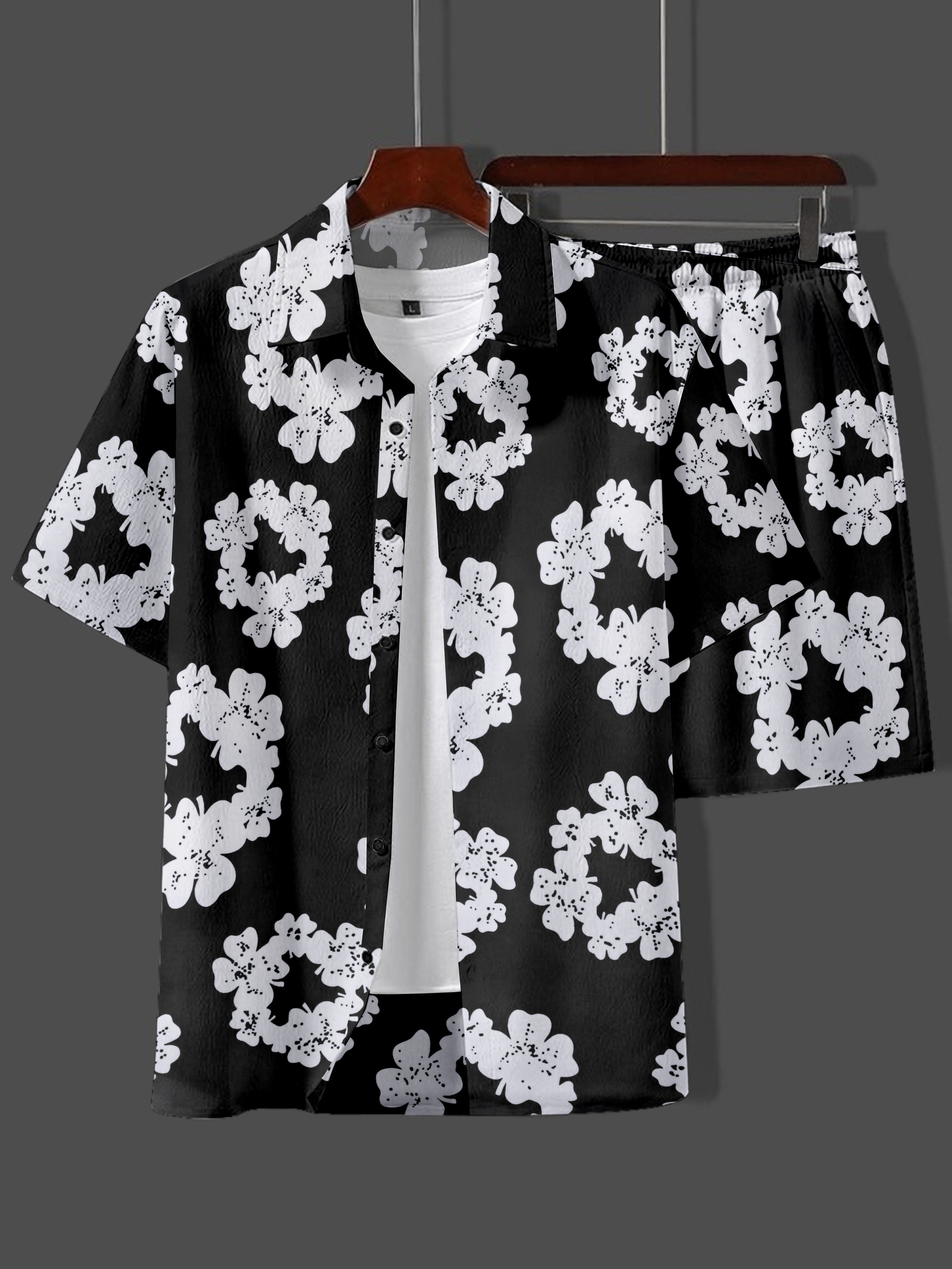 glori star Shirt Chino Shorts Western Set-picture-32