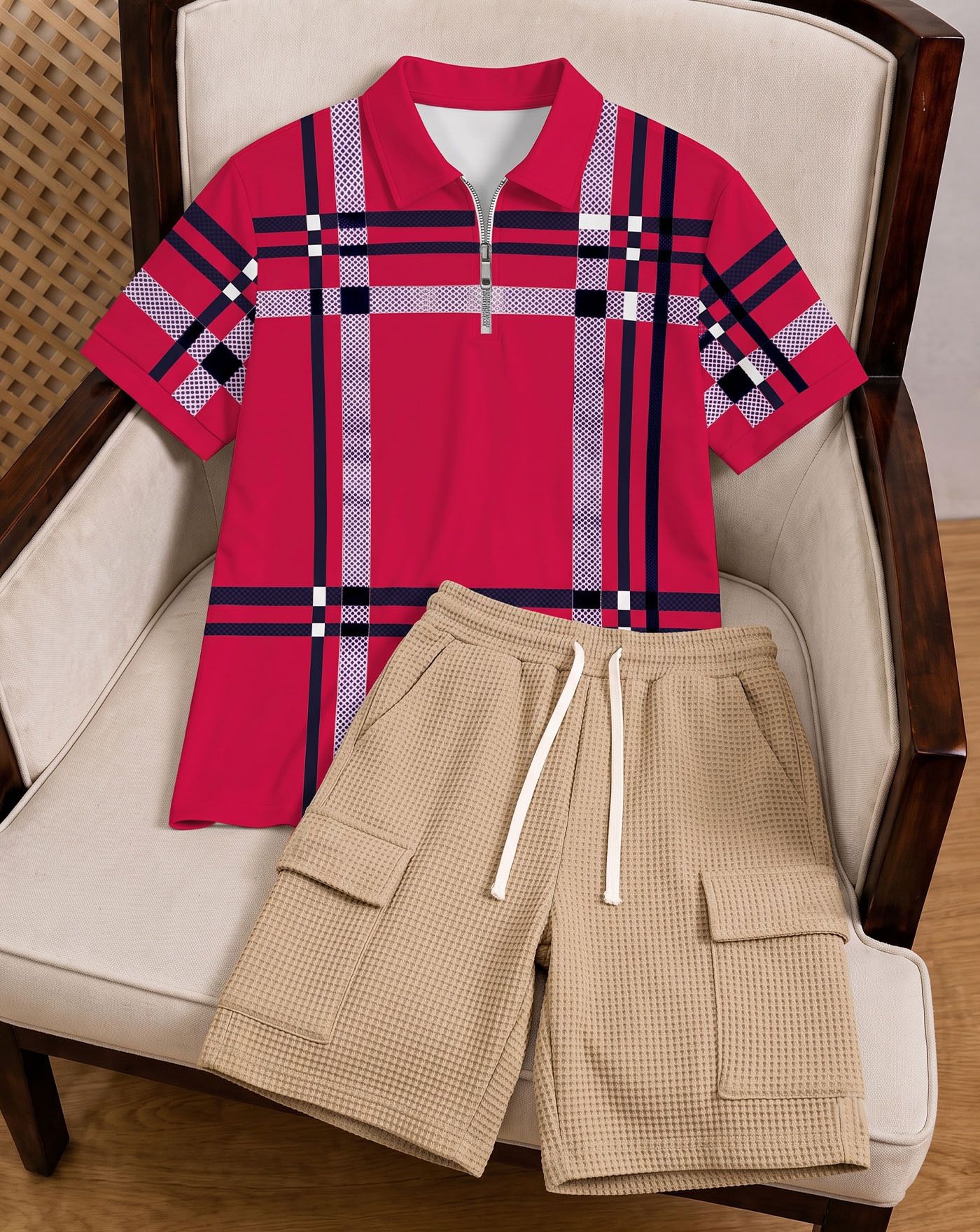 Tshirt Regular Shorts Co-ords Set-image-41