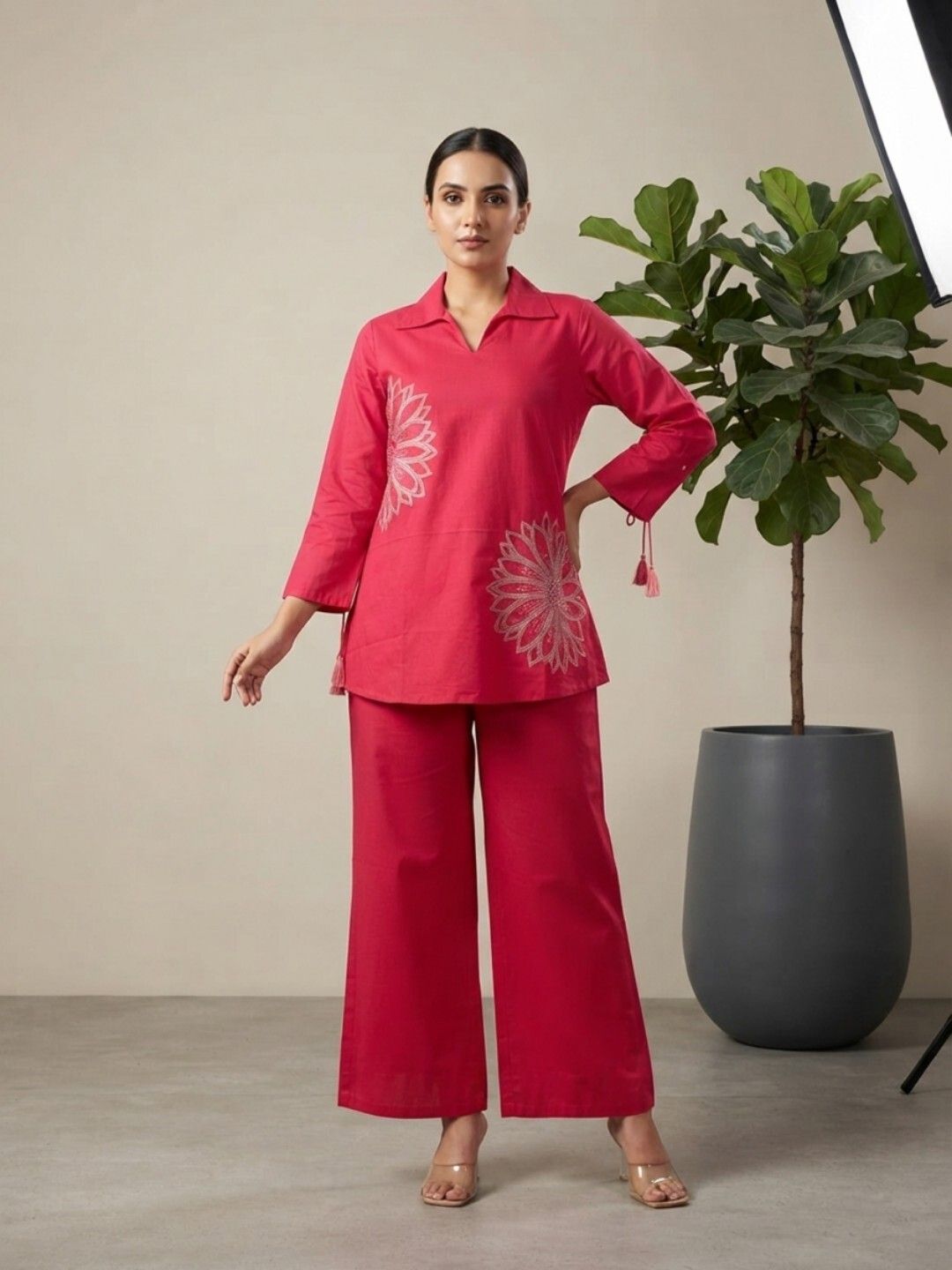 pranisha Top Palazzos Co-ords Set-picture-16